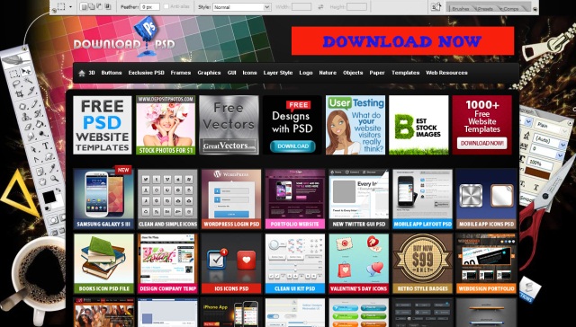 5+ Websites to Download Premium Level PSD Files Free