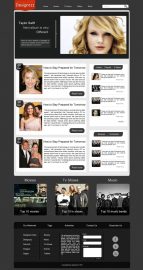 Entertainment and Lifestyle PSD Templates Free