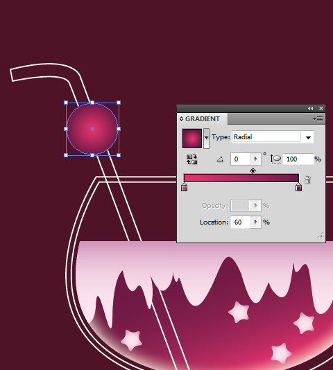 Using Illustrator Create a Colorful Cocktail Icon Design