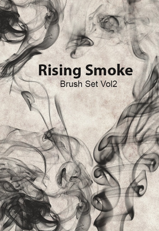 Photoshop Brush Designs with Rising Smoke Free