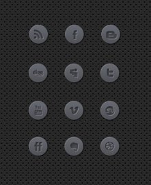 Free Simple Mini Black Social Media Icons Download
