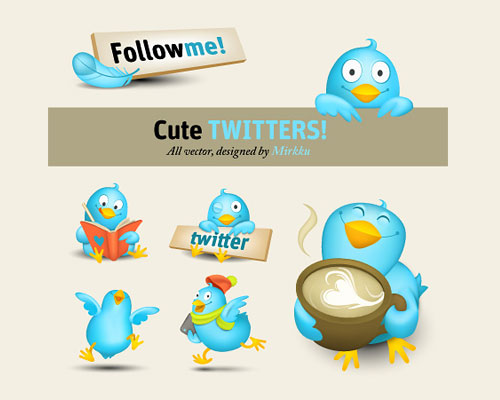 70+ Cute Twitter Icon Designs