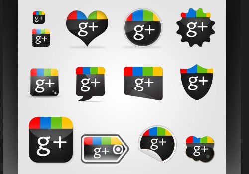 Beautiful Google Plus Icon Sets Free