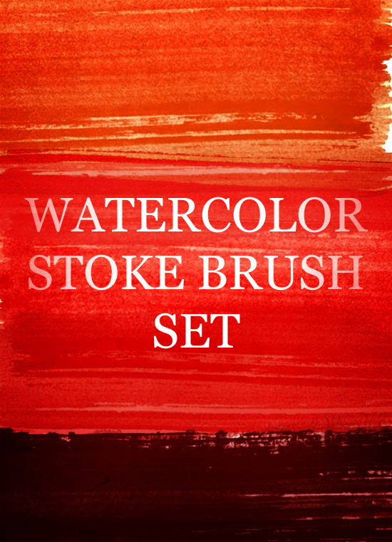 Free Watercolour Strokes Photoshop Brush Designs