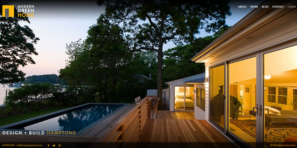 Interior & Exterior features Home Website Designs