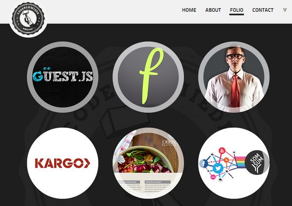 Best Circular Elements Website Designs Free