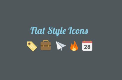 15+ Flat Mobile Icons for Your Inspiration