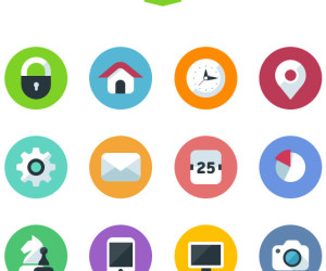 22+ Excellent Free Flat Icon Sets