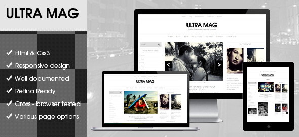 WordPress Flat Magazine Templates