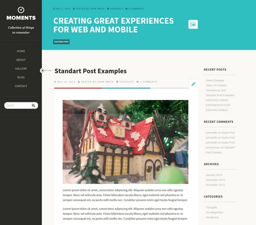 Free WordPress Personal Blog Templates