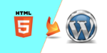 html to wordpress